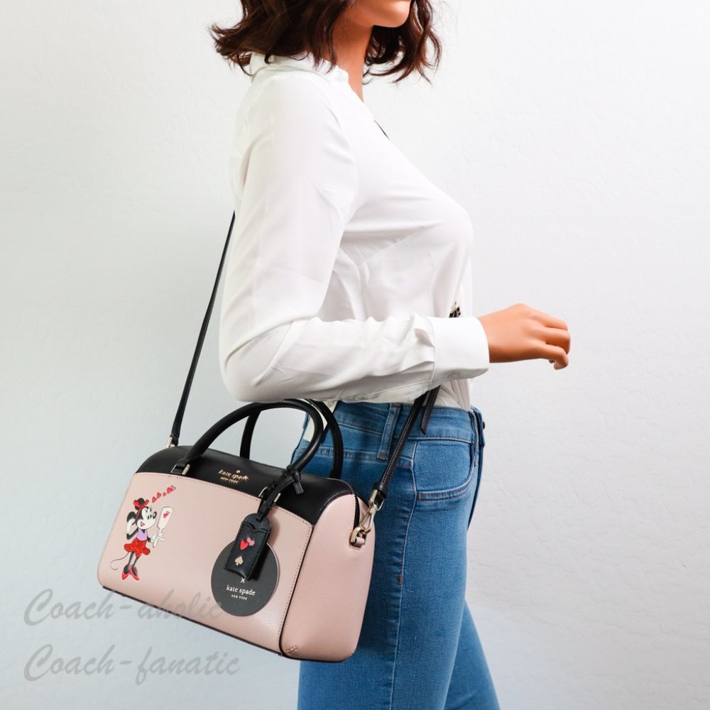 NWT Disney x Kate Spade Minnie Duffle Bag & Wallet - Picture 9 of 16